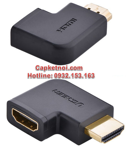 Đầu nối HDMI vuông góc 90 độ Ugreen 20112 ( bẻ phải )