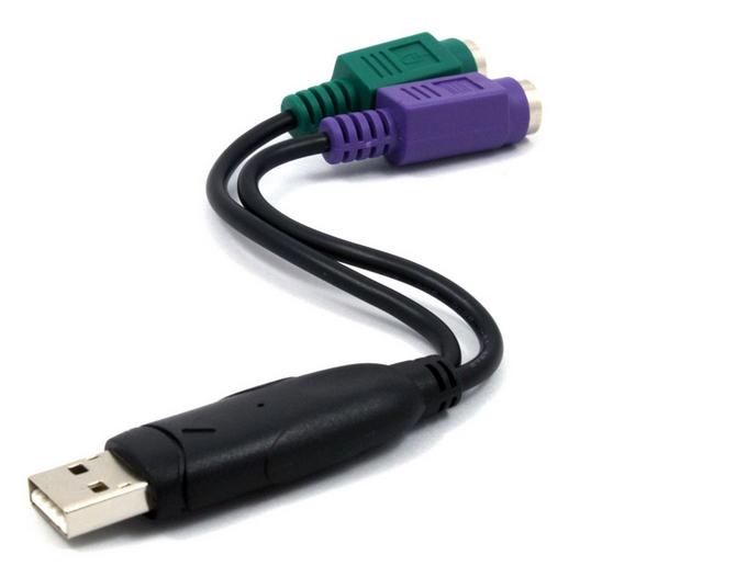 Cáp USB 2.0 -> 2 PS2 Unitek (Y - 155)