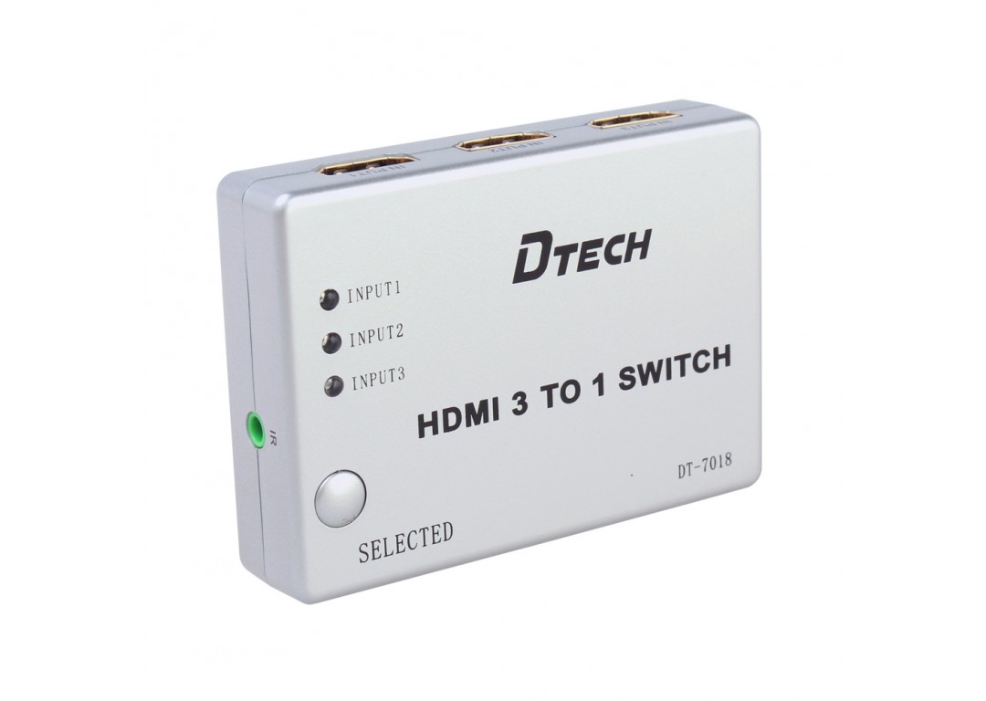SWITCH HDMI 3 - 1 DTECH (DT - 7018)