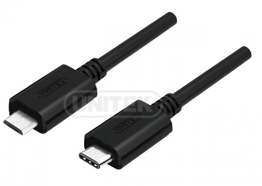 Cáp Type-C -> Micro USB Unitek (Y-C 473BK)