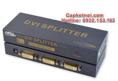 Bộ chia tín hiệu DVI 1 ra 2 cao cấp EKL-102D chính hãng