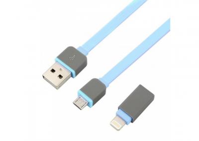 Cáp Dẹp USB 2.0 -> Iphone 5 + Micro USB Unitek (Y - 440APK)