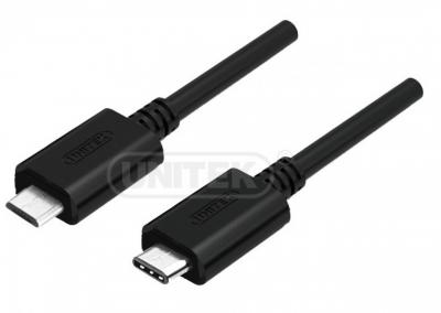 Cáp Type-C -> Micro USB Unitek (Y-C 473BK)