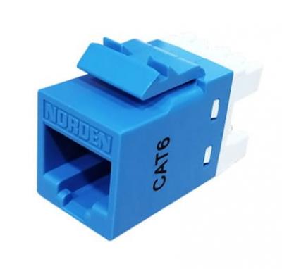 Nhân mạng Modular Jack Cat6 Norden (122-33P180BL)
